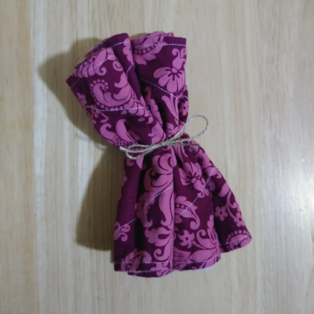 Reusable Paper Towels Handmade Cloth Unpaper Towels Set of 4